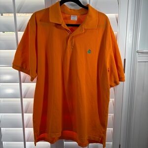 Brooks Brothers Vibrant Orange Polo Shirt